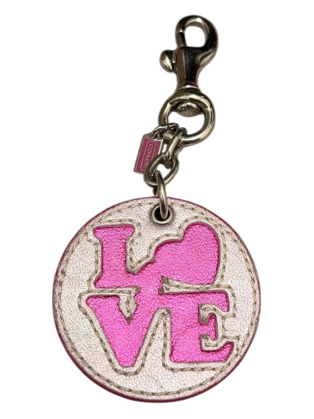 Coach Vintage Y2K Love Keychain Charm - Picture 2 of 2